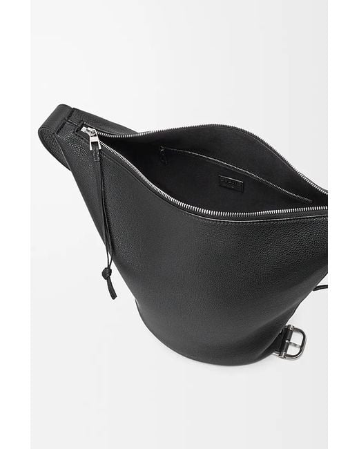 Loewe Black Loop Bucket M Crossbody Bag for men