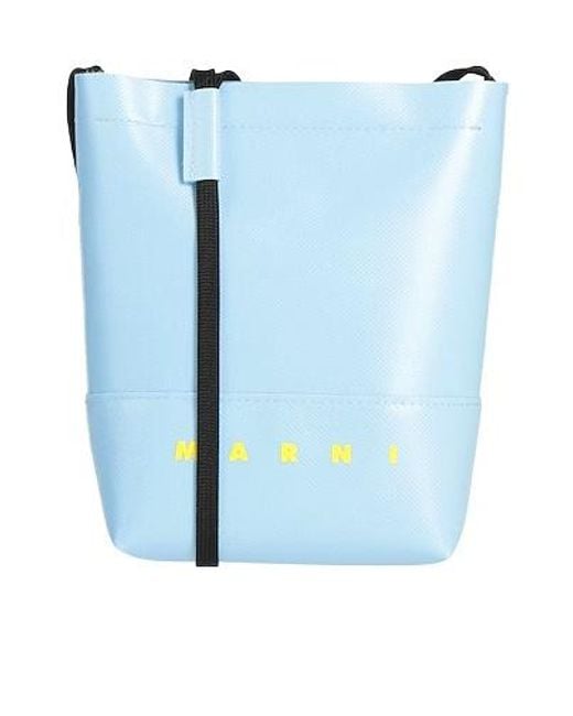 Marni Blue Minimal Waterproof Crossbody Bag for men