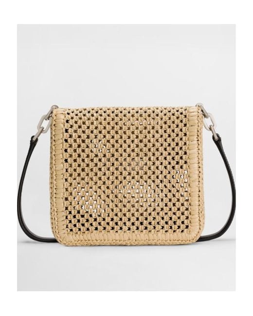 Dolce & Gabbana Natural Woven Marlene Shoulder Bag for men