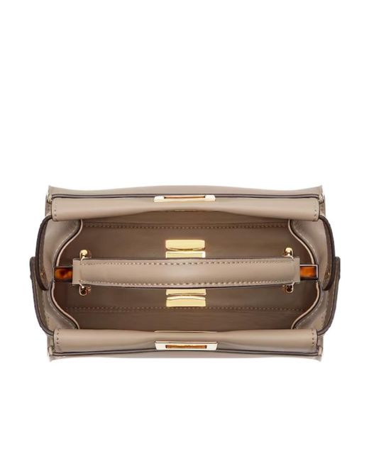 Fendi Natural Dove Leather Bag