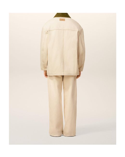 AMI Natural Ami Padded Worker Jacket for men