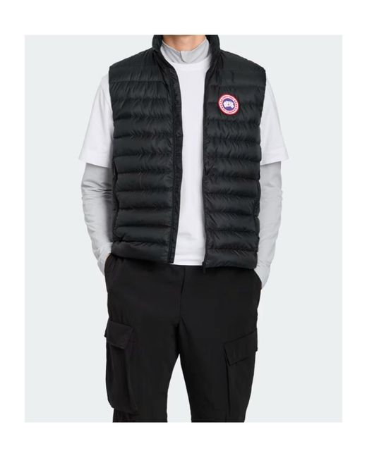Canada Goose Black Stratus Quilted Gilet for men