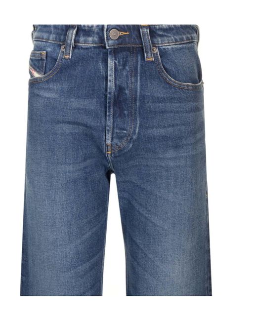 DIESEL Blue Belt-Loop Jeans