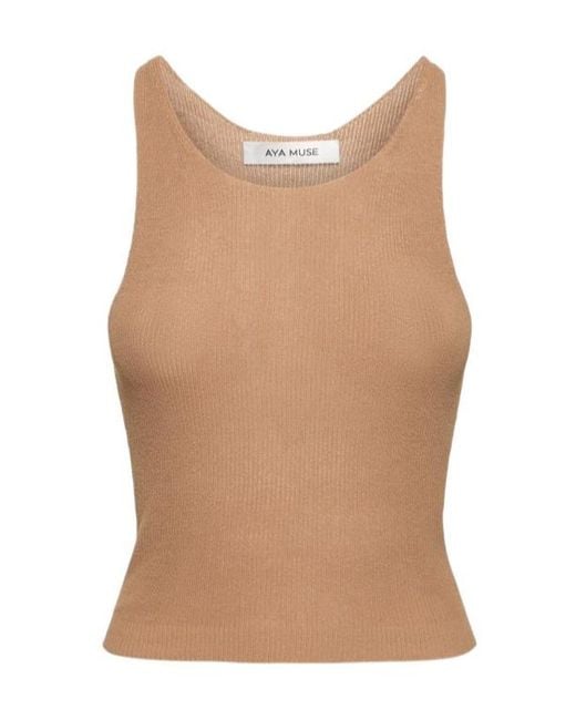 AYA MUSE Natural Knit Vest