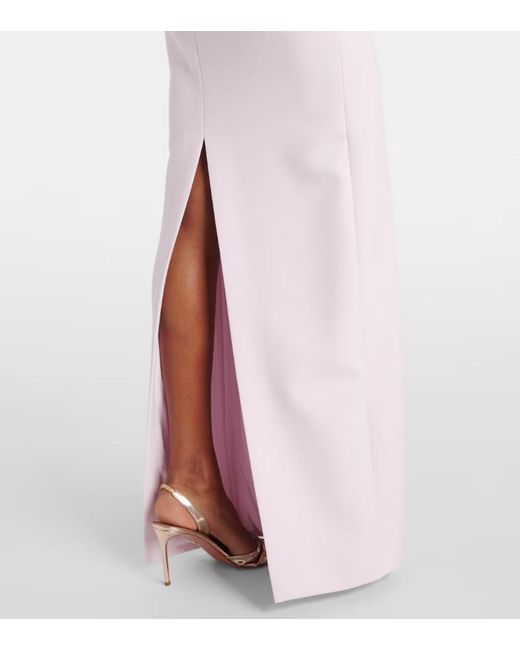 Roland Mouret Purple Cady Gown