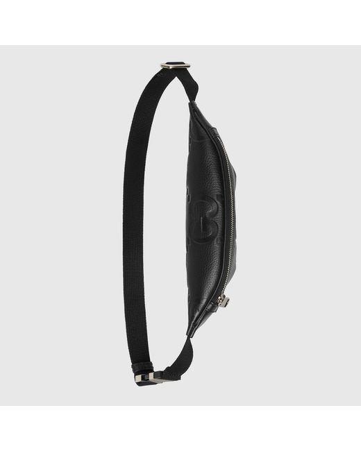 Gucci Black Jumbo Gg Small Belt Bag for men