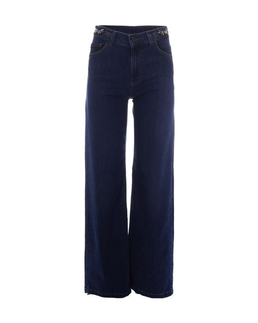 Liu Jo Blue Embellished Jeans