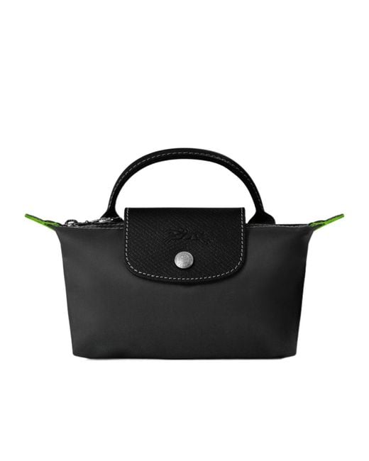 Longchamp Black Le Pliage Mini Crossbody Bag