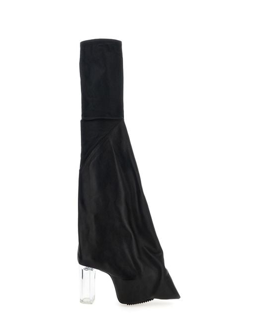 Rick Owens Black 'Taco Kiss' Boots