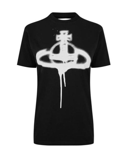 Vivienne Westwood Black Crew Neck T-Shirt
