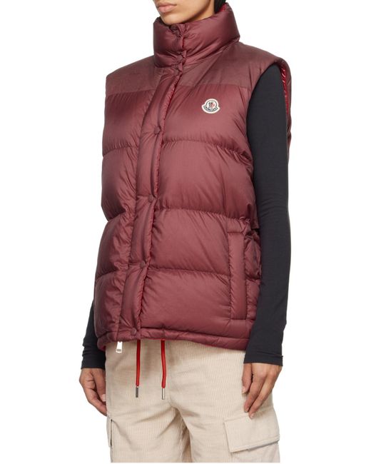 Moncler Red Verone Logo Patch Reversible Jacket