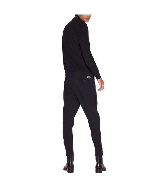 DSquared² Black Skinny Techno Pants for men