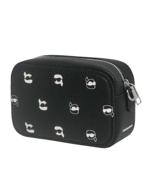 Karl Lagerfeld Black Ikon Cross Body Bag