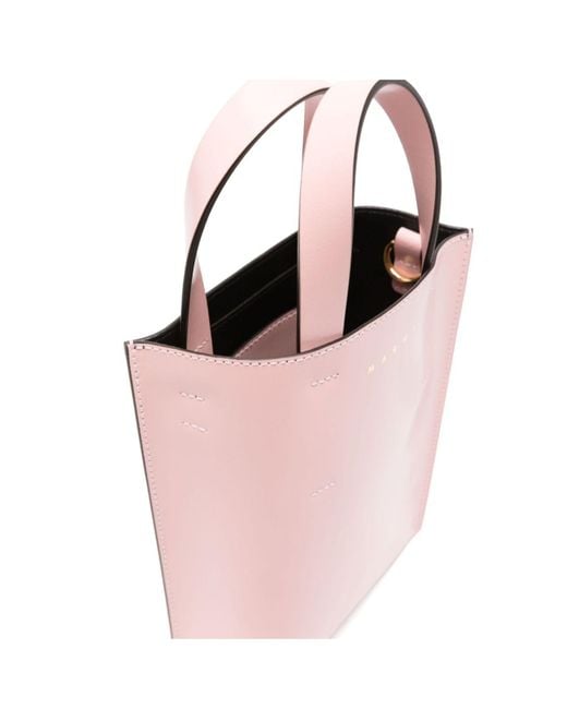 Marni Pink Nano Museo Tote Bag
