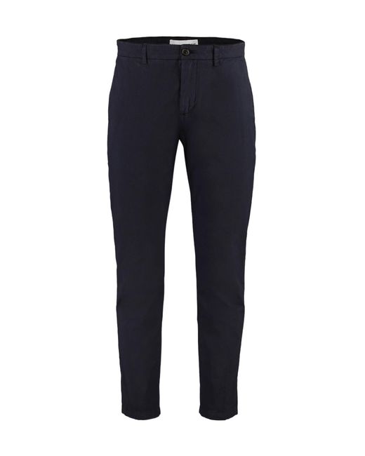 Department 5 Blue Straight Leg Prince Pants for men