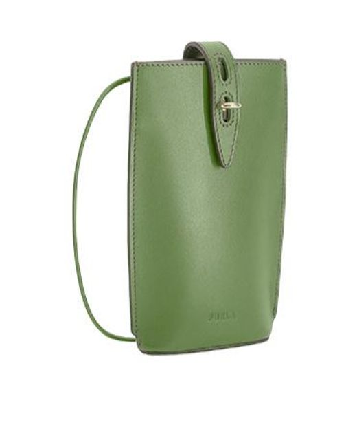 Furla Green Logo Shoulder Bag