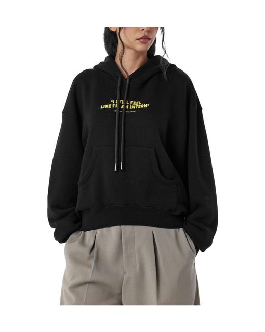 Off-White c/o Virgil Abloh Black Simple Hoodie