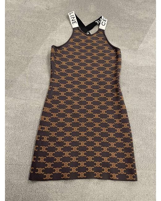 celine brown dress The Celine Dress- Brown – Eliasquared main image 0