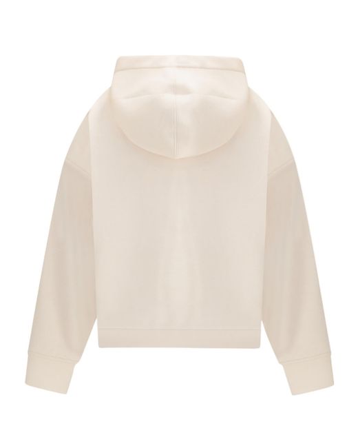 Fabiana Filippi Natural Zip-Up Hooded Jacket