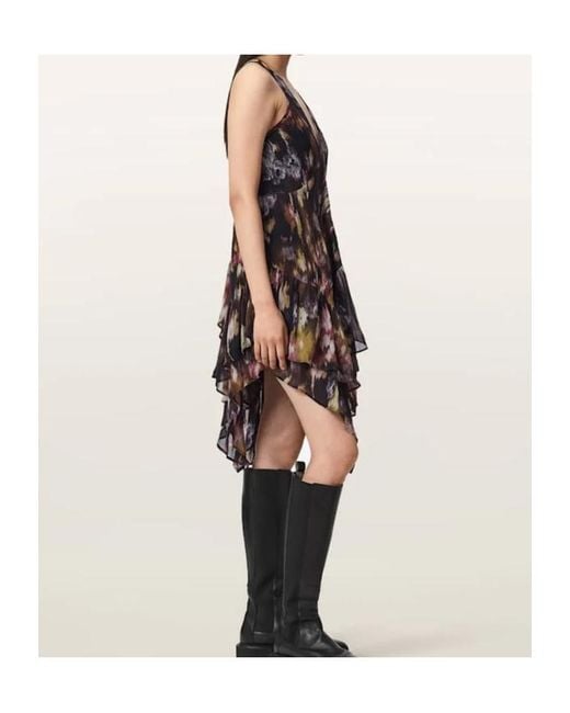 AllSaints Brown Sleeveless Dress