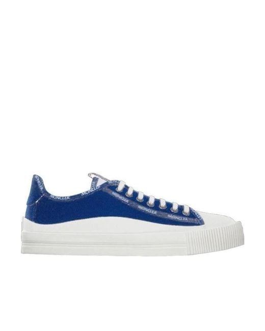 Moncler Blue Glissiere Low-Top Sneakers for men