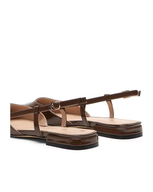Stuart Weitzman Brown Vinnie Slingback