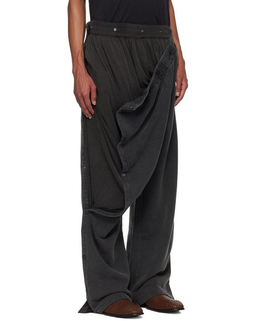 Y. Project Black Layered Track Pants