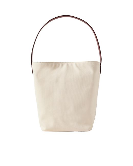 The Row White Medium N/S Park Tote Bag