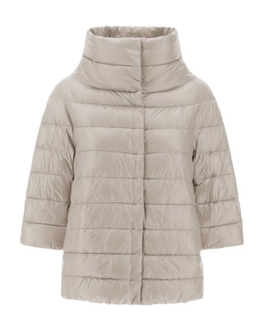 Herno Gray Winter Jackets