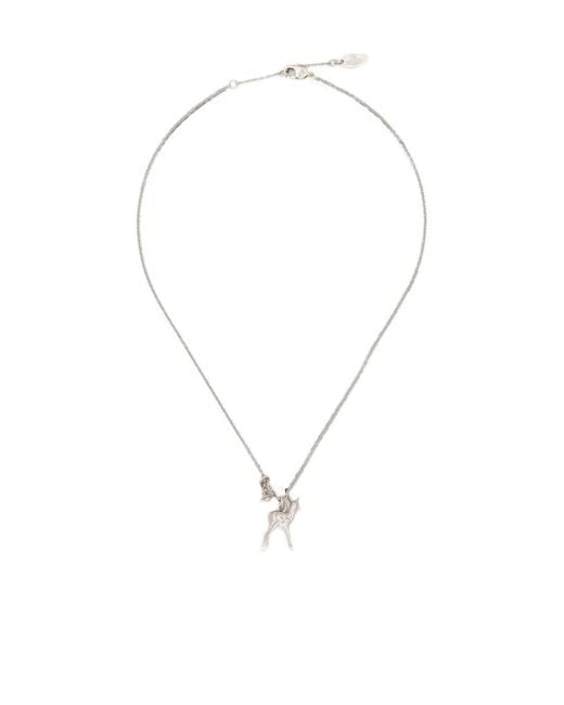 Vivienne Westwood White Pendant Necklace