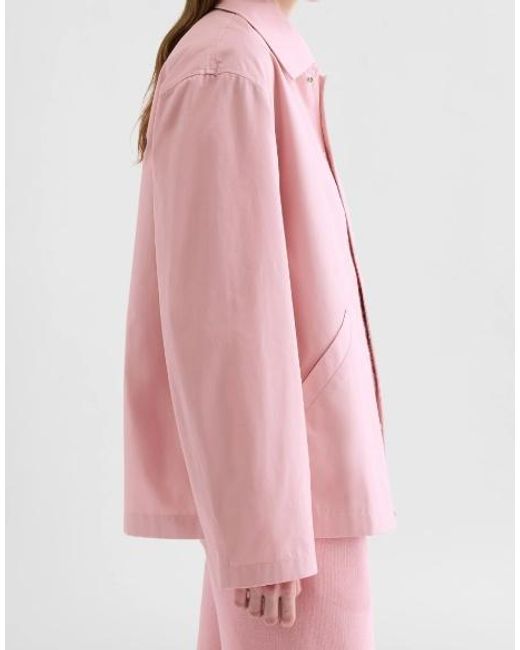 Jil Sander Pink Button-Up Jacket