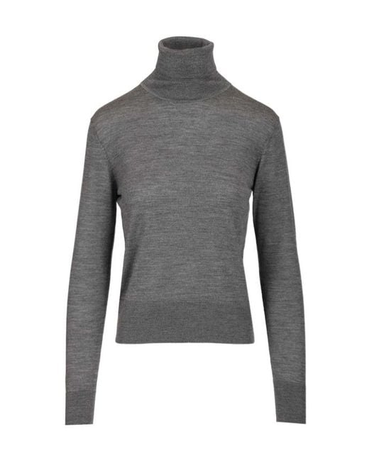 Forte_forte Gray Turtleneck Sweater
