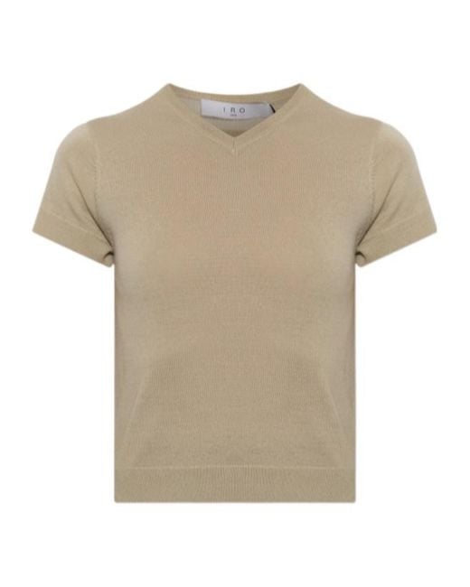 IRO Natural Short-Sleeved Knitwear
