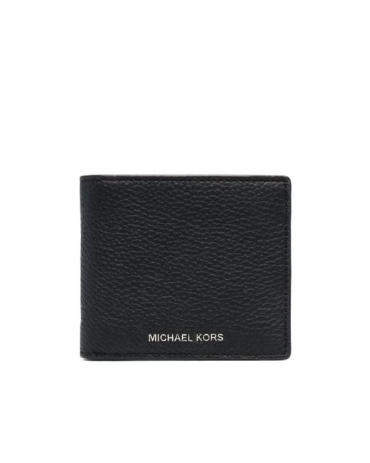 MICHAEL Michael Kors Black Hudson Slim Billfold Wallet for men