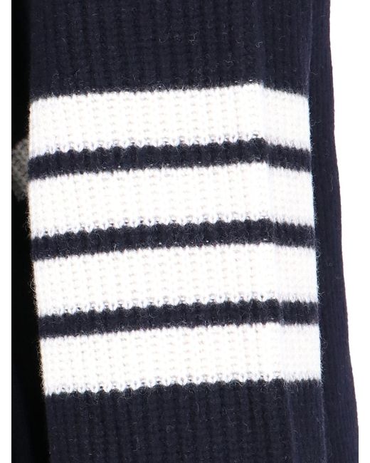 Thom Browne Blue Stripe Detailed Jacket for men