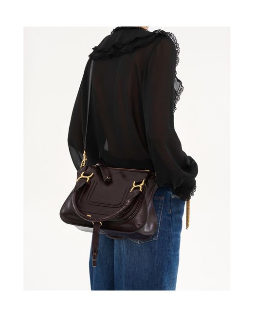 Chloé Black Chloé Marcie Small Tote Bag