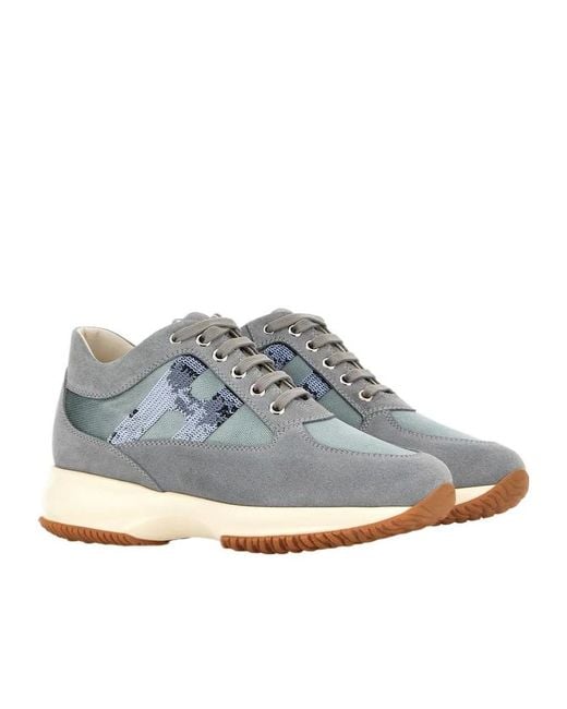 Hogan Gray Sneakers Interactive