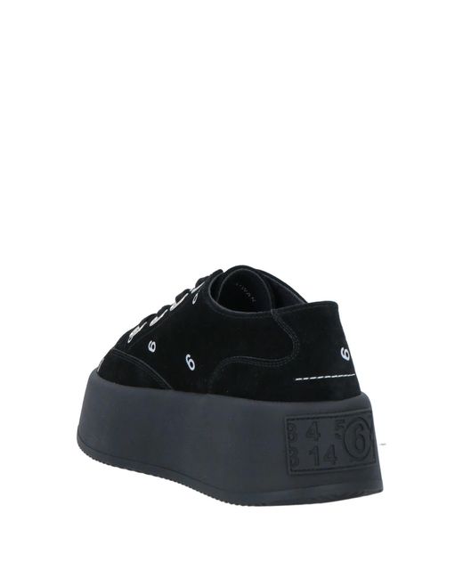 MM6 by Maison Margiela Black Low-Top Trainers
