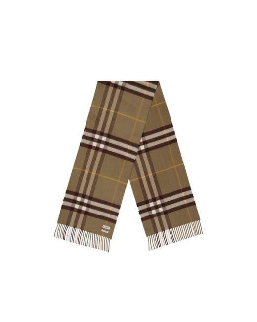 Burberry Multicolor Plaid Pattern Scarf for men