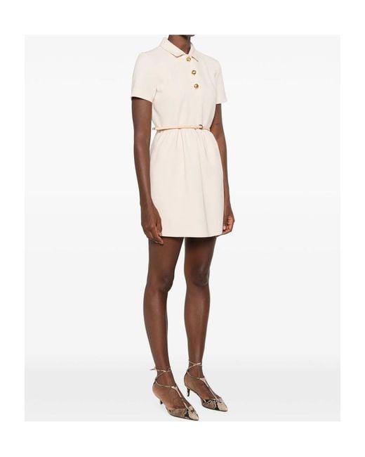 Max Mara Natural Short-Sleeved Dress