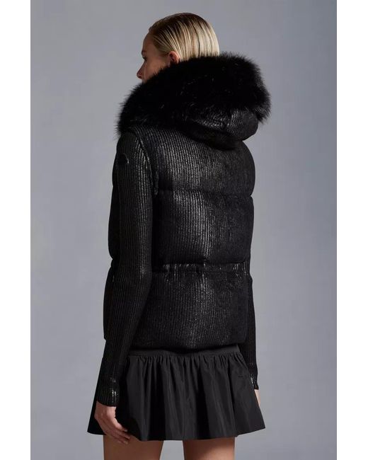 Moncler Black Mergule Down Gilet
