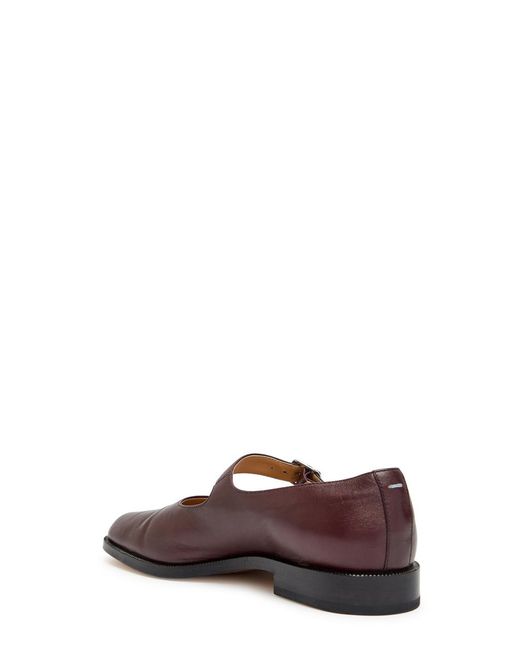 Maison Margiela Brown Mary Jane Flat Shoes