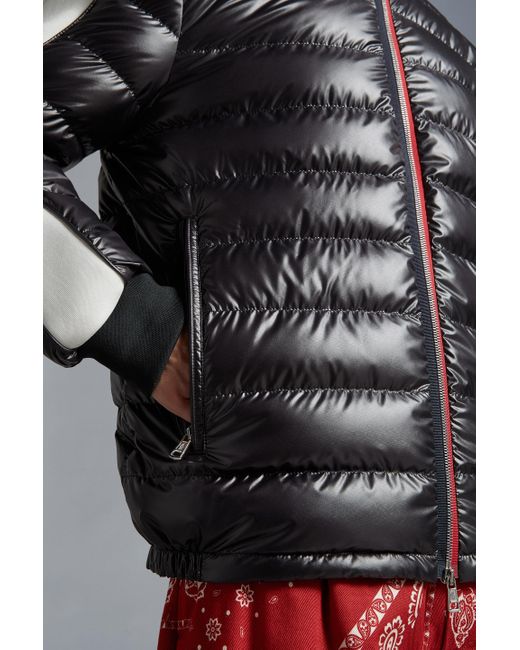 Moncler Black Arroux Down Bomber Jacket for men