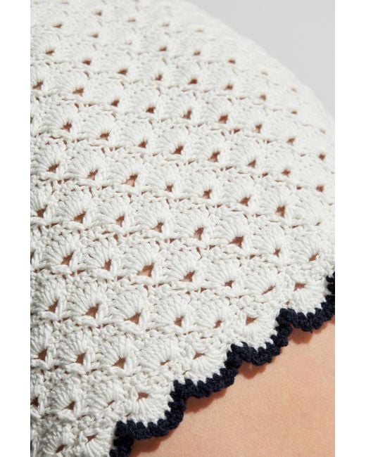 Zimmermann White Halliday Shorts
