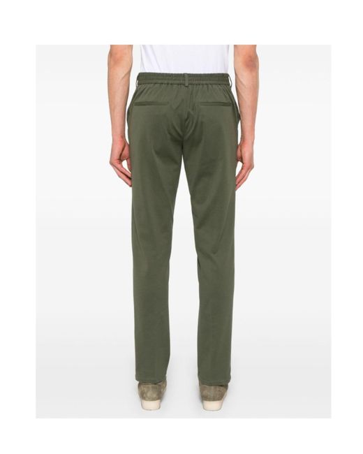 Circolo 1901 Green Piqu-Weave Trousers for men