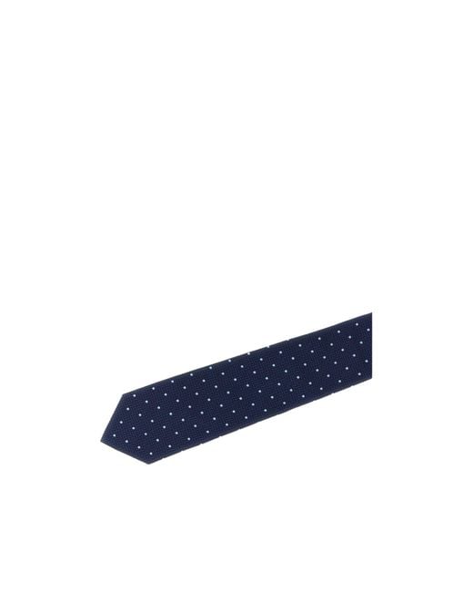 Brioni Blue Jacquard Tie for men