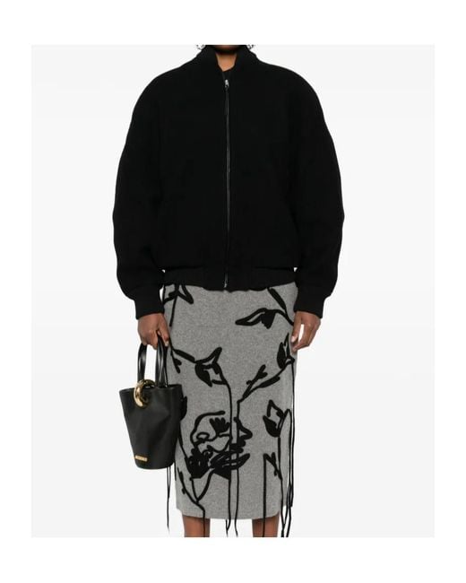 Jacquemus Black Long Sleeved Zip-Up Jacket