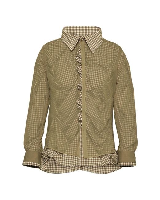 Maison Margiela Green Layer Shirt