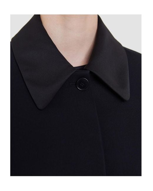 Joseph Blue Abbe Boxy Stretch-Crepe Jacket