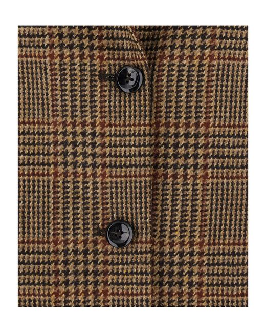 Tagliatore Brown 'Berta' Single-Breasted Wool Jacket